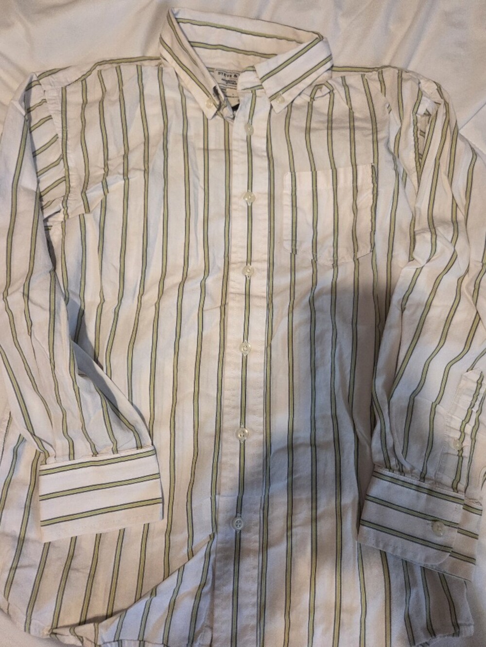 Steve&Barry's Boys Button Down Shirt, Size: Large